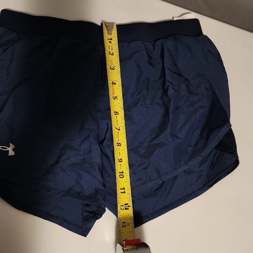Under Armour Navy Blue HeatGear Shorts - Picture 4 of 5